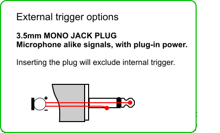 External trigger options