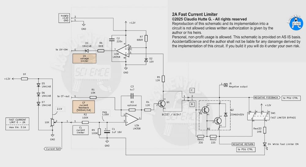 Schematic Fast Current Limiter